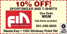 Special Coupon Offer for FIN Island Company